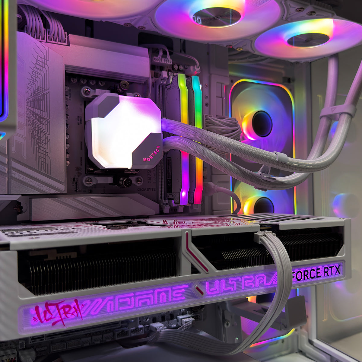 Ultra Hyperflow White Desktop Gaming PC
