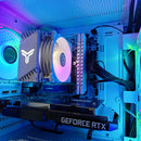 Alpha M305 White Intel i5 12400F 16GB RAM 512GB SSD with WiFi + Bluetooth| GeForce RTX 3050 | Windows 11 Desktop Gaming PC
