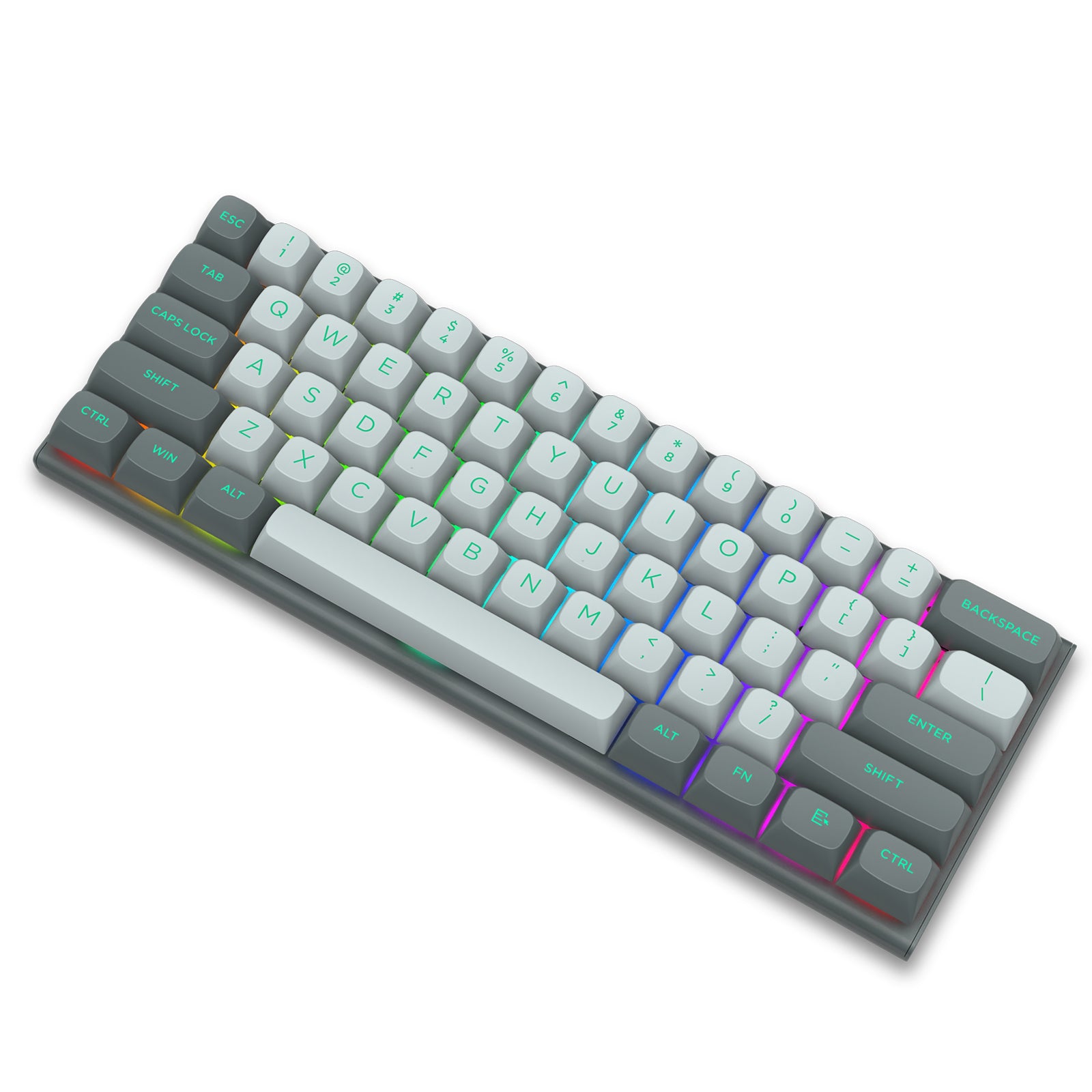 E-Yooso HZ-61 Mechanical Keyboard Gray/ Black 