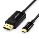 UGreen USB-C To DP Cable - 1.5M (Black) (MM139/50994)