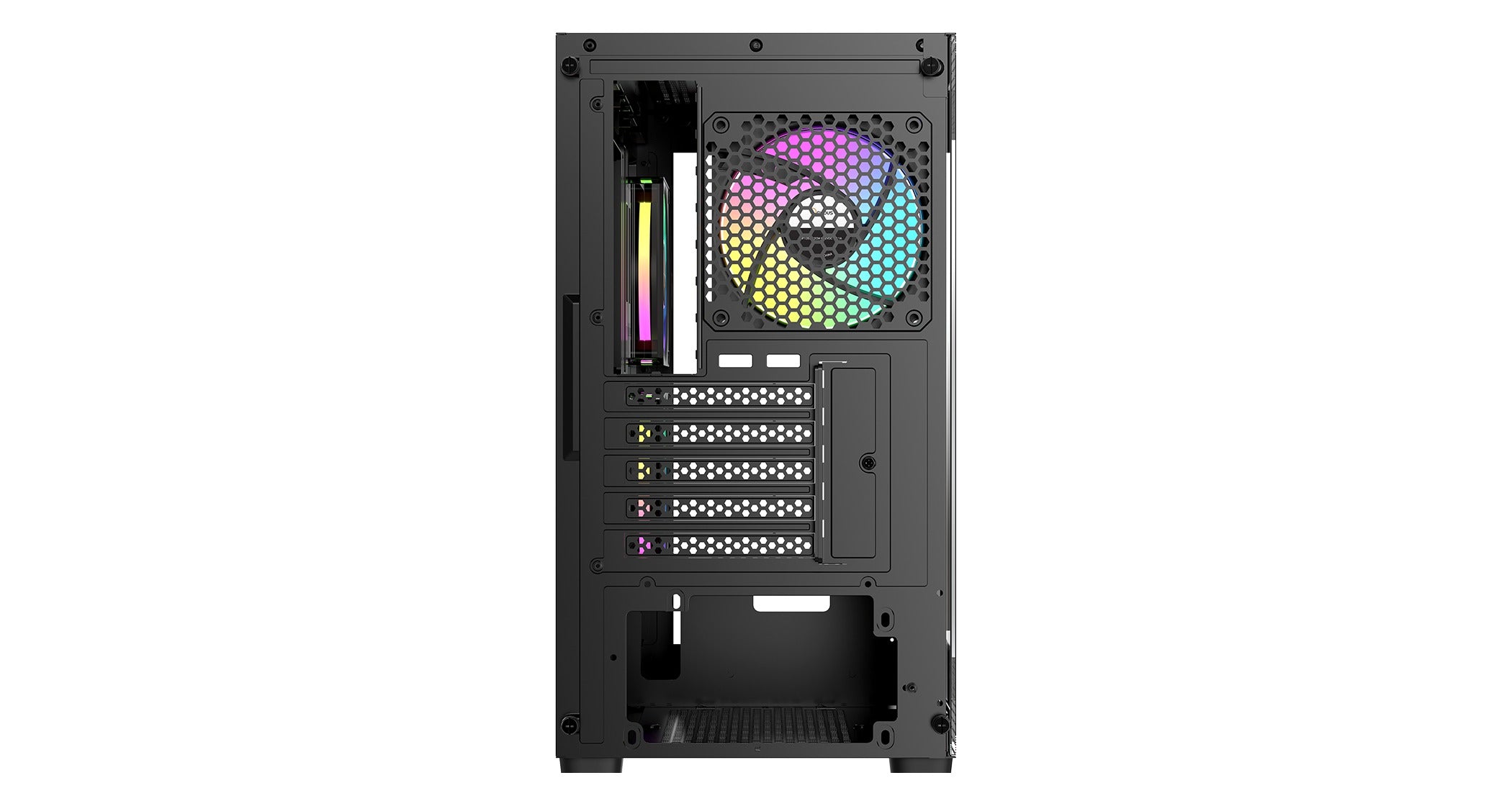 Ocypus Gamma C52 ARGB Mini-Tower Panoramic View Case with ARGB Fans
