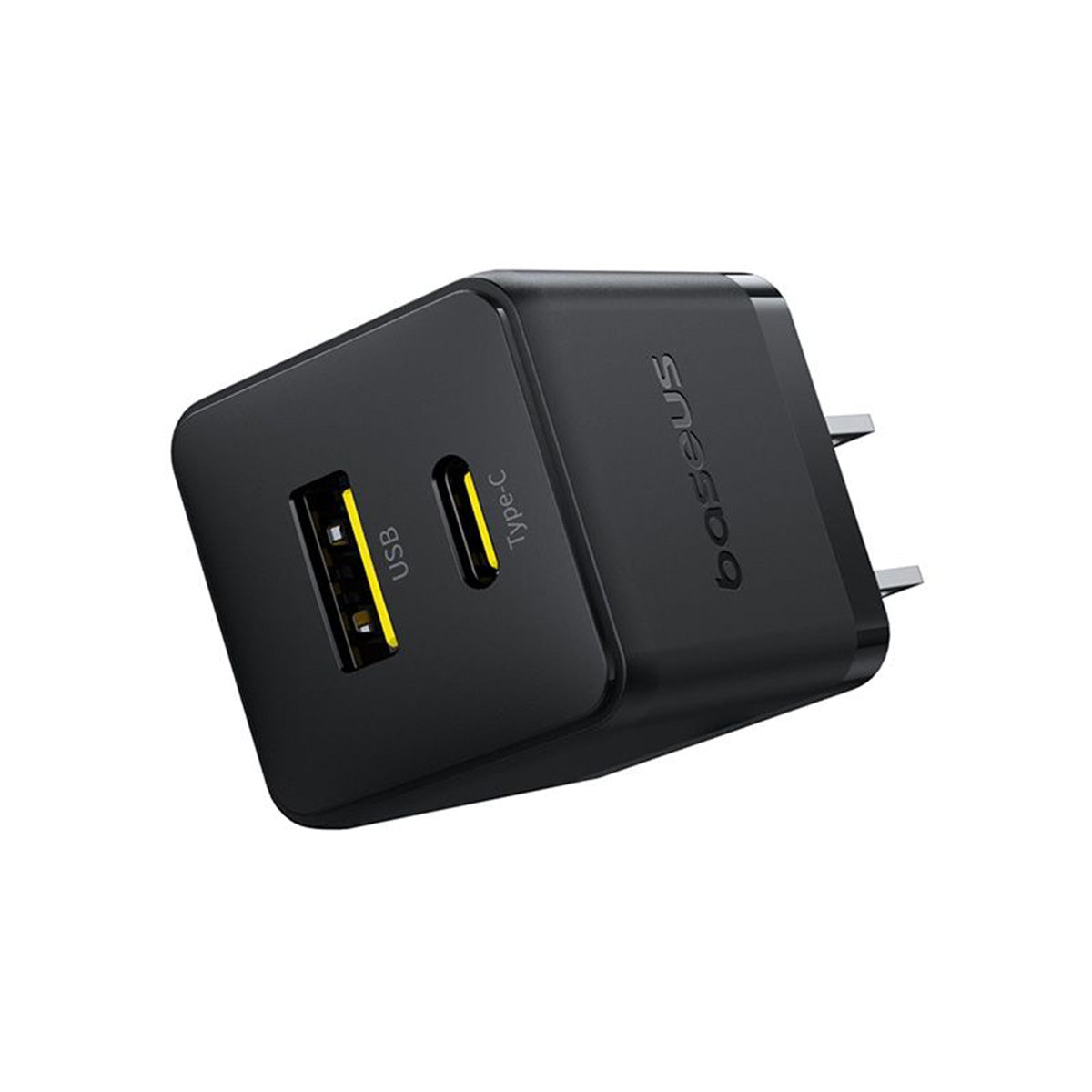Baseus Palm Fast Charger C+U 30W (Cluster Black) (P1011160B113-00)