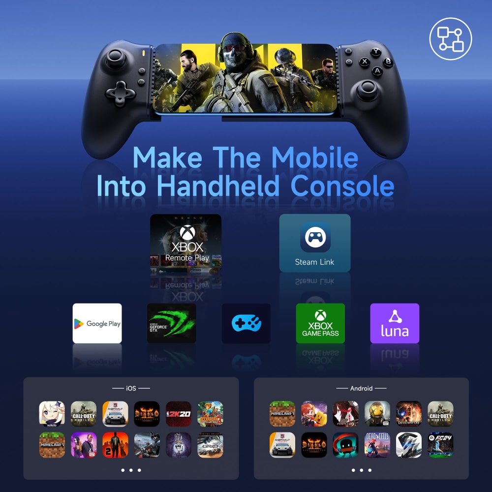 EasySMX M15 Mobile Game Controller (Black) (VG-C529)