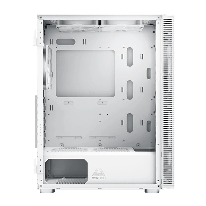 Montech X3 Mesh Mid Tower PC Case (Black, White)