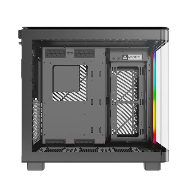 Montech King 95 Mid Tower PC Case (Black, White, Blue)