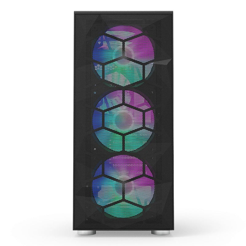 Montech X3 Mesh Mid Tower PC Case (Black, White)