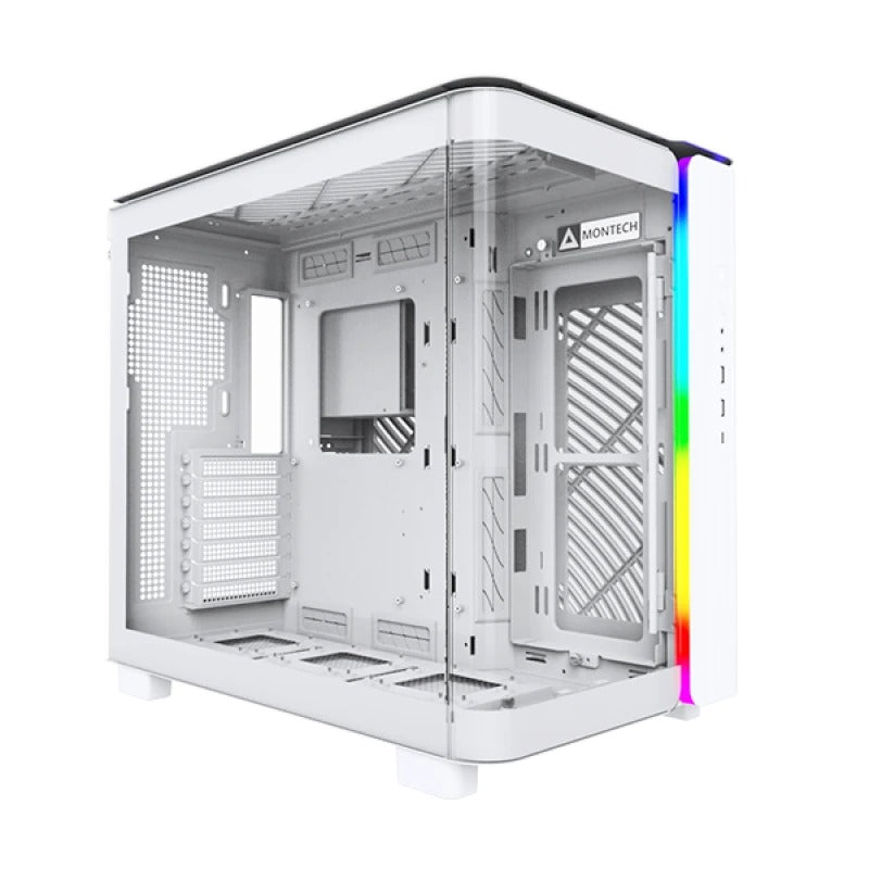 Montech King 95 Mid Tower PC Case (Black, White, Blue)
