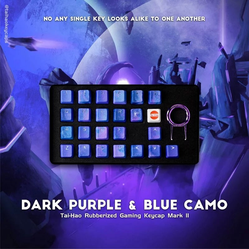 Taihao Rubber Double Shot Backlit Gaming Keycaps Set For Cherry MX Switch Type (23-Keys)