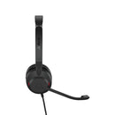 Jabra Evolve2 30 USB-C/A UC Stereo Wired Professional Headset (Black)