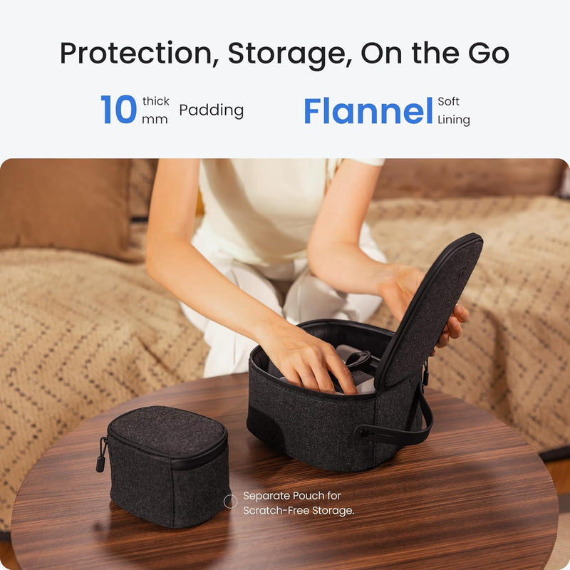 Kiwi Design P4 Portable Carrying Case for Meta Quest 2/3/3S/Vision Pro