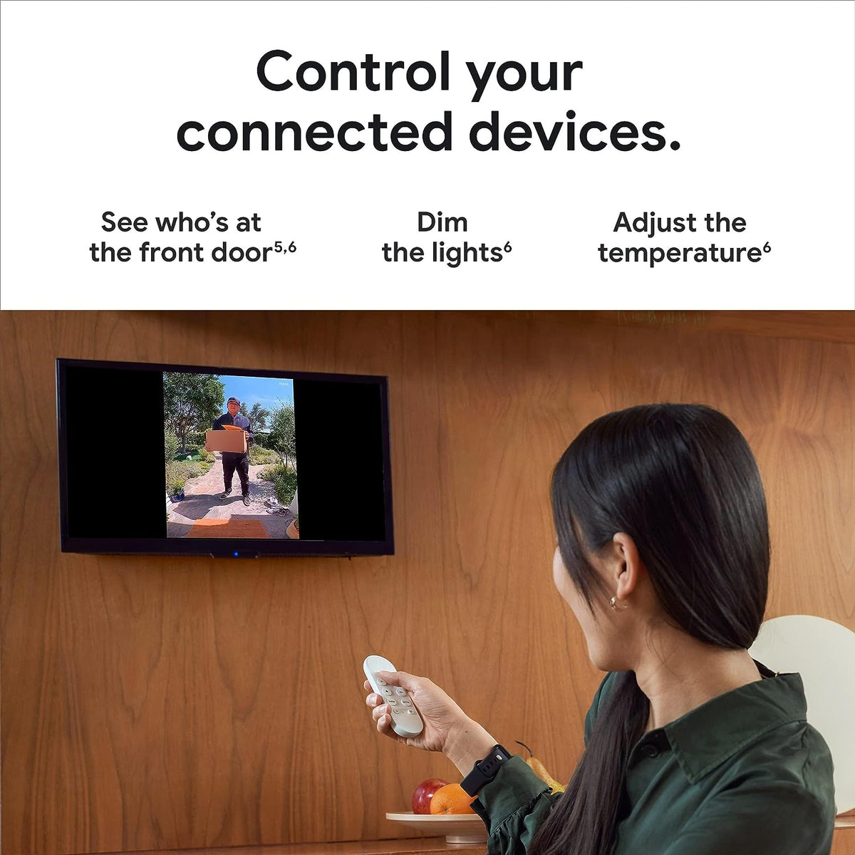 Google Chromecast HD With Google TV (Snow)