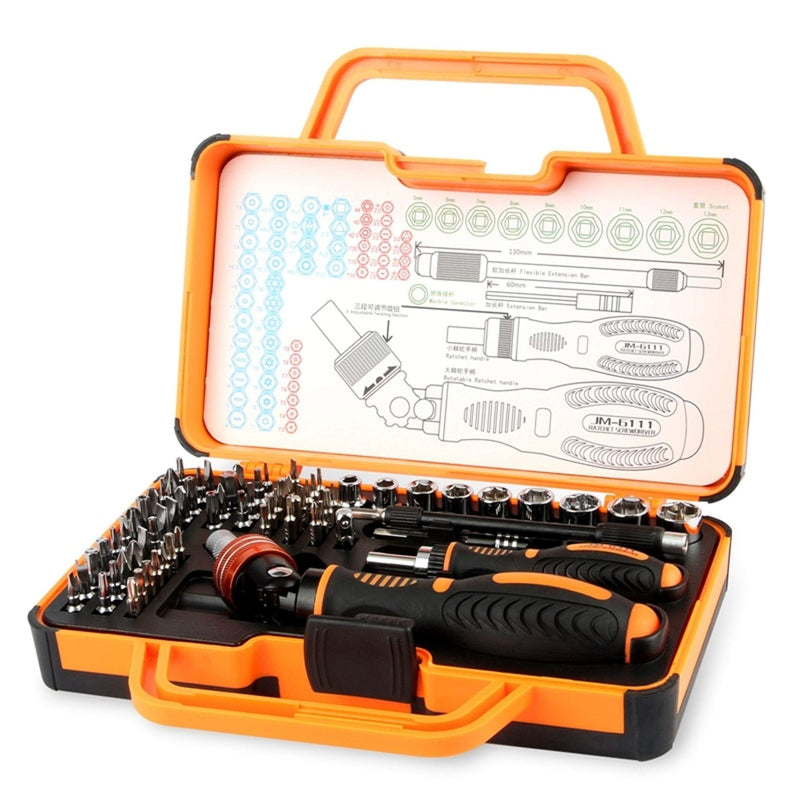 Jakemy 69-in-1 Precision Ratchet Screwdriver Set (JM-6111)