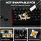 Ajazz ALUX68 Plus RGB Wired 68-Keys Aluminum CNC Case Hot-Swappable Mechanical Keyboard (Black)