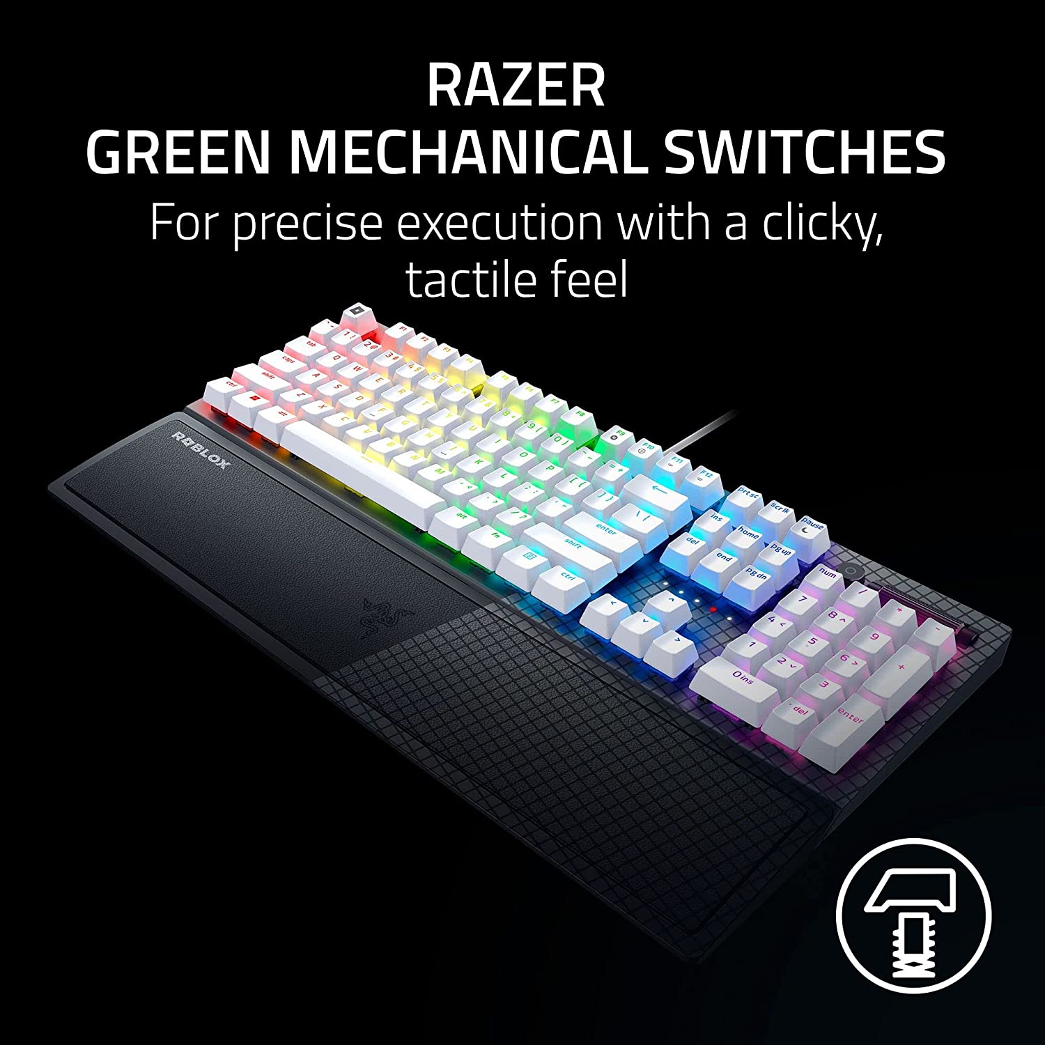 Razer Blackwidow V3 Mechanical Gaming Keyboard (Green Switches)