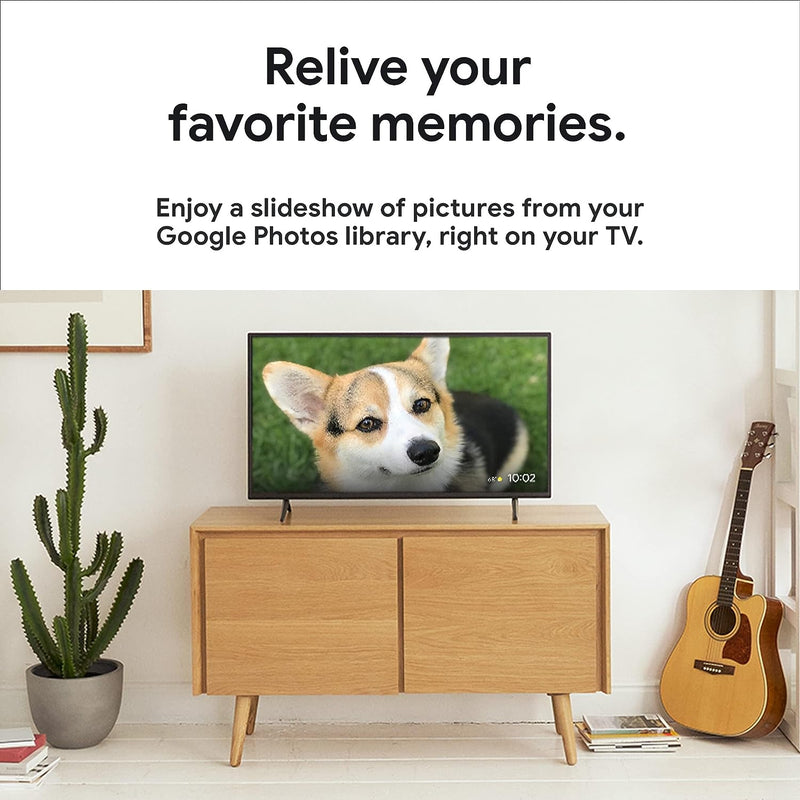 Google Chromecast HD With Google TV (Snow)