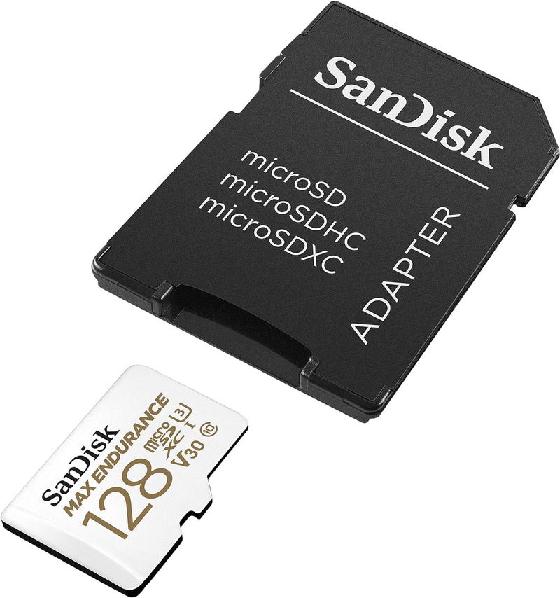 Sandisk Max Endurance 128GB MICROSDXC Card With Adapter For Dash Cams & Home Security Cameras