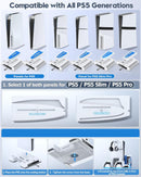 OIVO Cooling Stand with Dual Controller Charger for PS5 / PS5 Slim / PS5 Pro (White) (IV-P5329X-PRO)