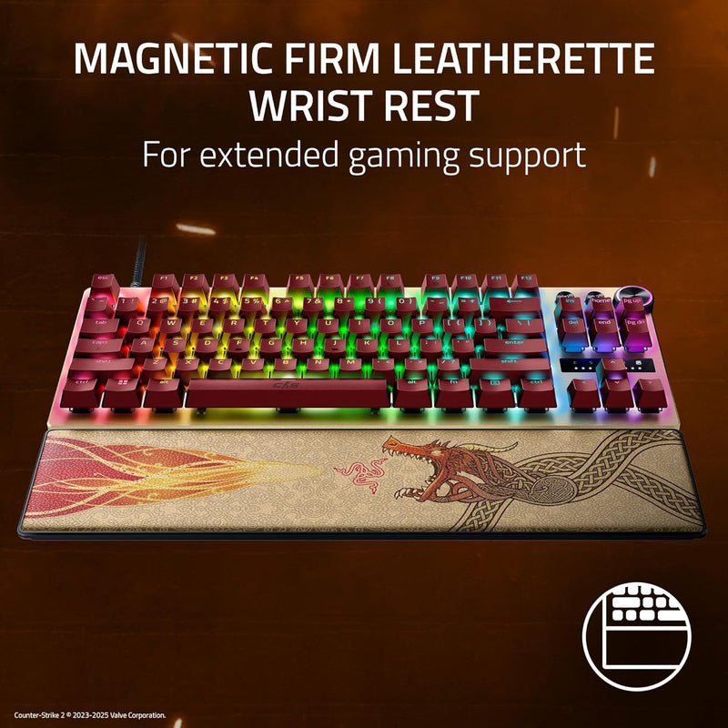 Razer Huntsman V3 Pro Tenkeyless Analog Optical Esports Keyboard (Counter-Strike 2 Ed.)