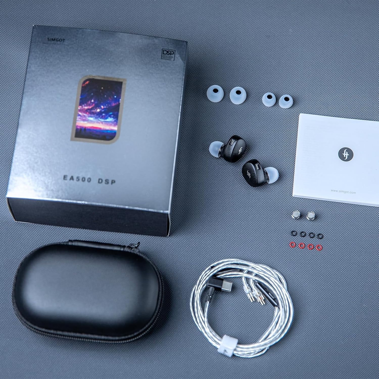 SIMGOT EA500 DSP Dual-Magnetic Dual-Chamber DLC 10mm Dynamic Driver In-Ear Monitor