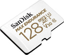 Sandisk Max Endurance 128GB MICROSDXC Card With Adapter For Dash Cams & Home Security Cameras