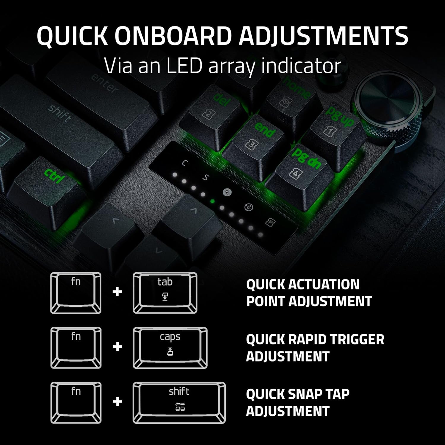 Razer Huntsman V3 Pro 8KHz Analog Optical Esports Keyboard (Black)