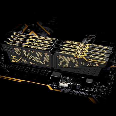 Teamgroup T-Force Vulcan TUF Gaming Alliance 32GB (2X16GB) DDR4 3200MHZ CL16-20-20-40 1.35V Desktop Memory