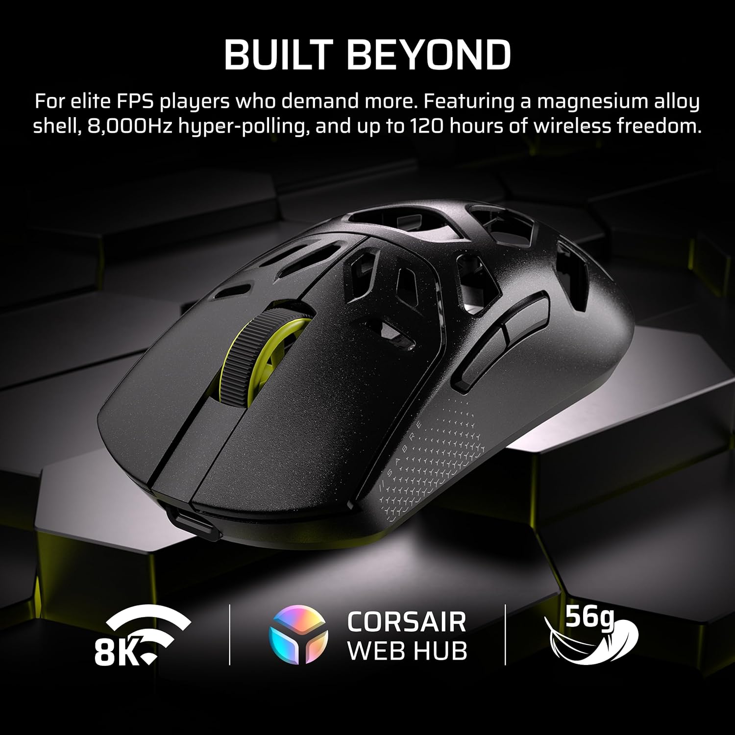 Corsair Sabre V2 Pro Wireless Magnesium Alloy Gaming Mouse | DataBlitz