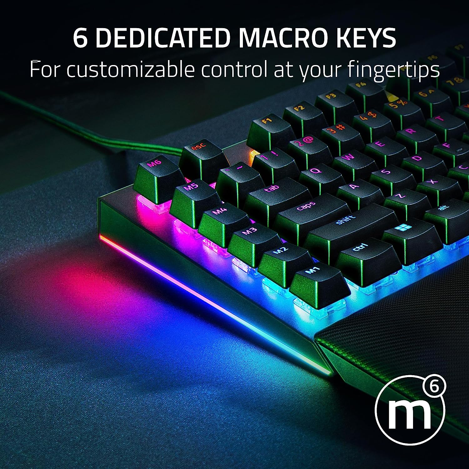 Razer Blackwidow V4 Mechanical Gaming Keyboard (Yellow Switch)