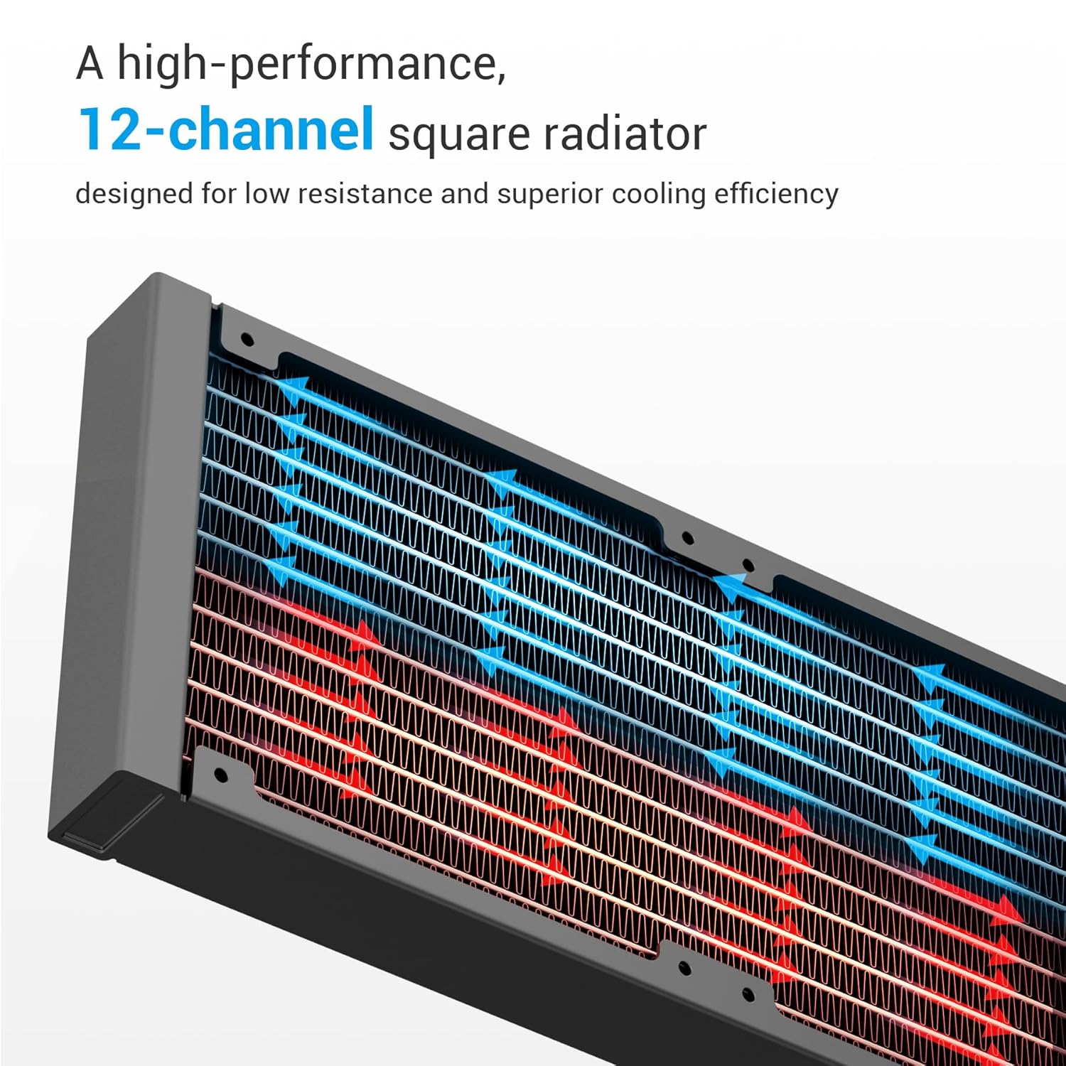 Sama L40 240mm ARGB AIO CPU Cooler (Black, White)