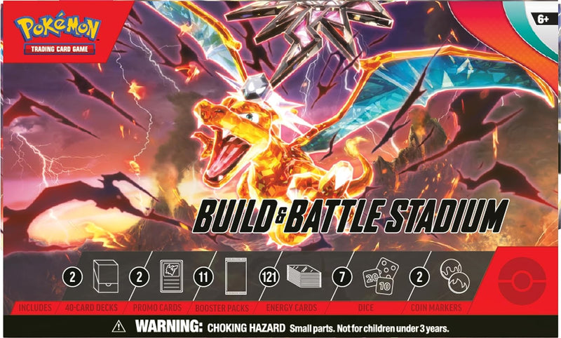 Pokemon Trading Card Game Sv03 Scarlet & Violet Obsidian Flames Build & Battle Stadium Box (186-85397)