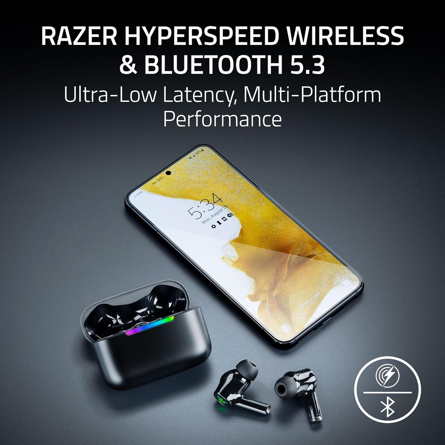 Razer Hammerhead V3 X HyperSpeed Wireless Multi-Platform Gaming Earbud