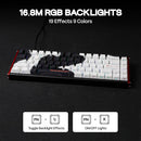 Ajazz ALUX68 Max RGB Wired 68-Keys Aluminum CNC Case Hot-Swappable Mechanical Keyboard