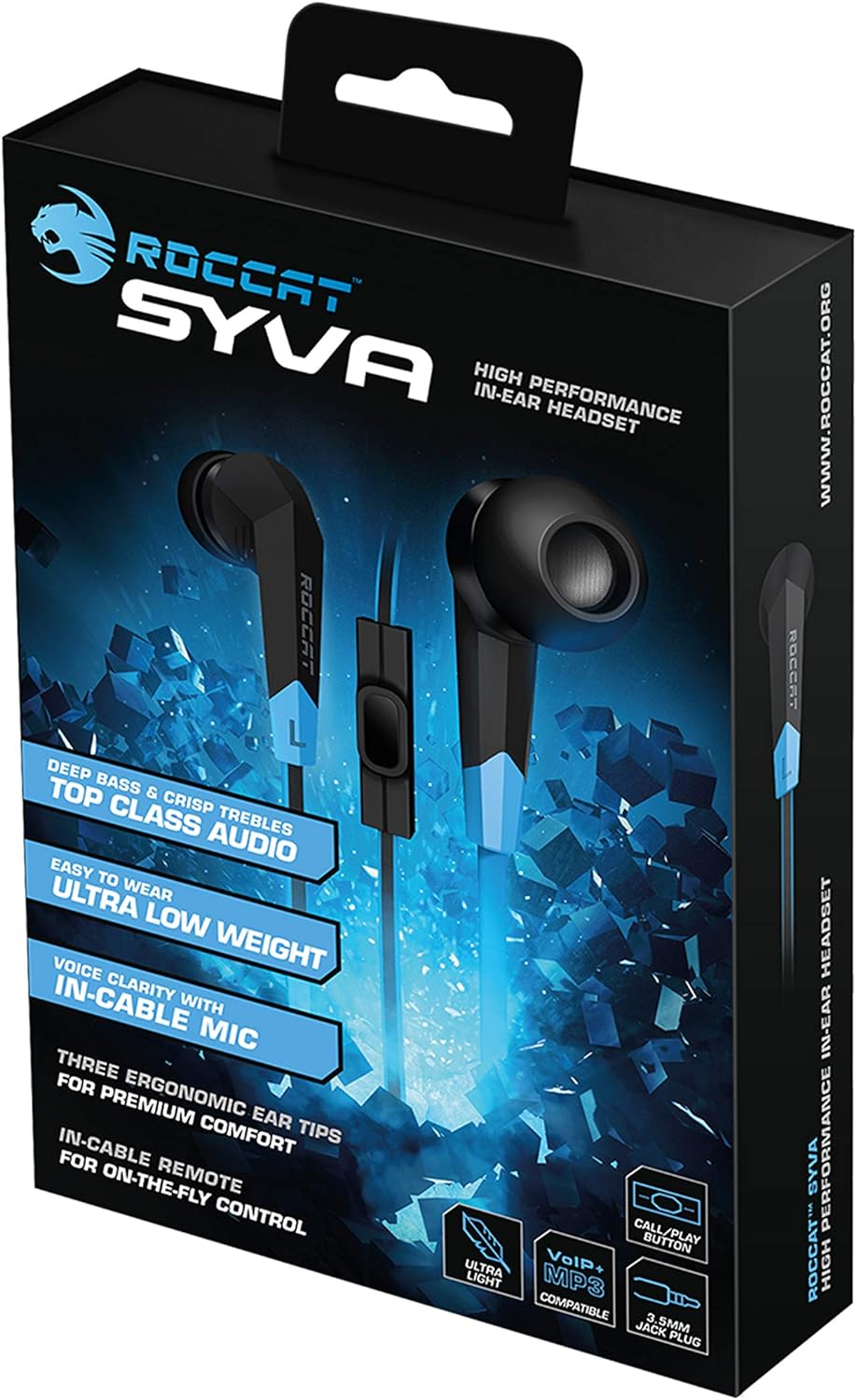 ROCCAT SYVA HIGH PERFORMANCE IN-EAR HEADSET (ROC-14-100-AS)