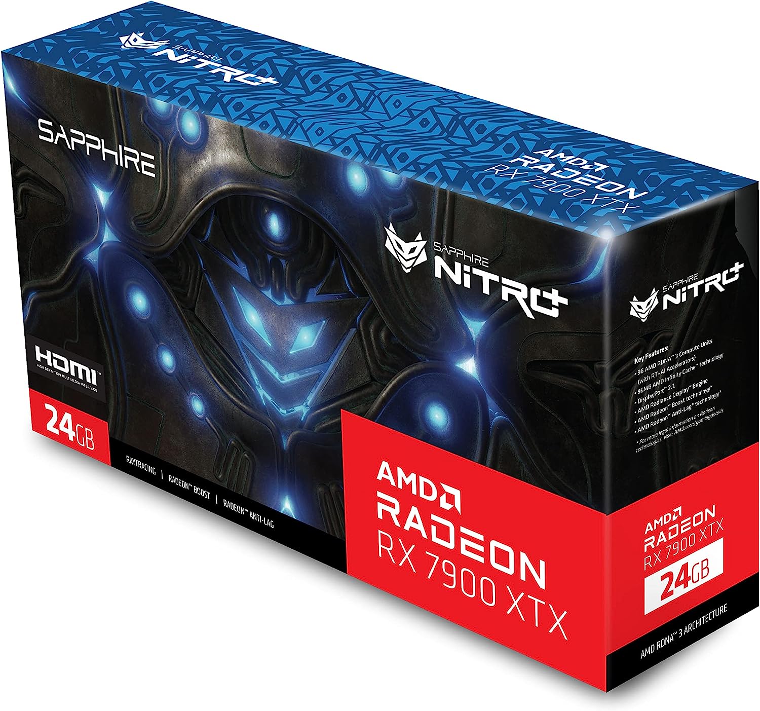 Sapphire Nitro+ AMD Radeon RX 7900 XTX Gaming OC Vapor-X 24GB GDDR6
