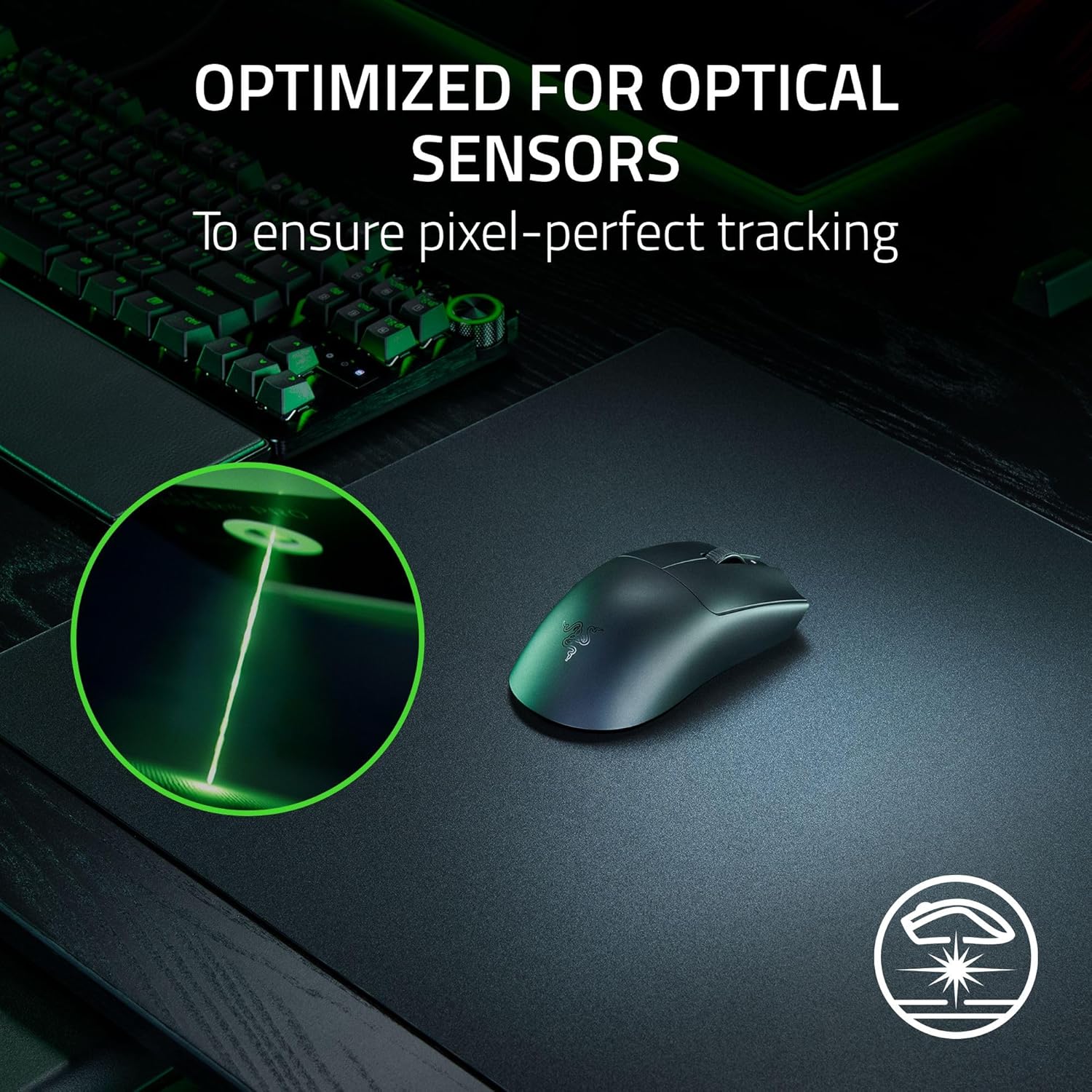 Razer Atlas Pro Ultra-Thin Premium 1.9mm Tempered Glass Gaming Mouse M