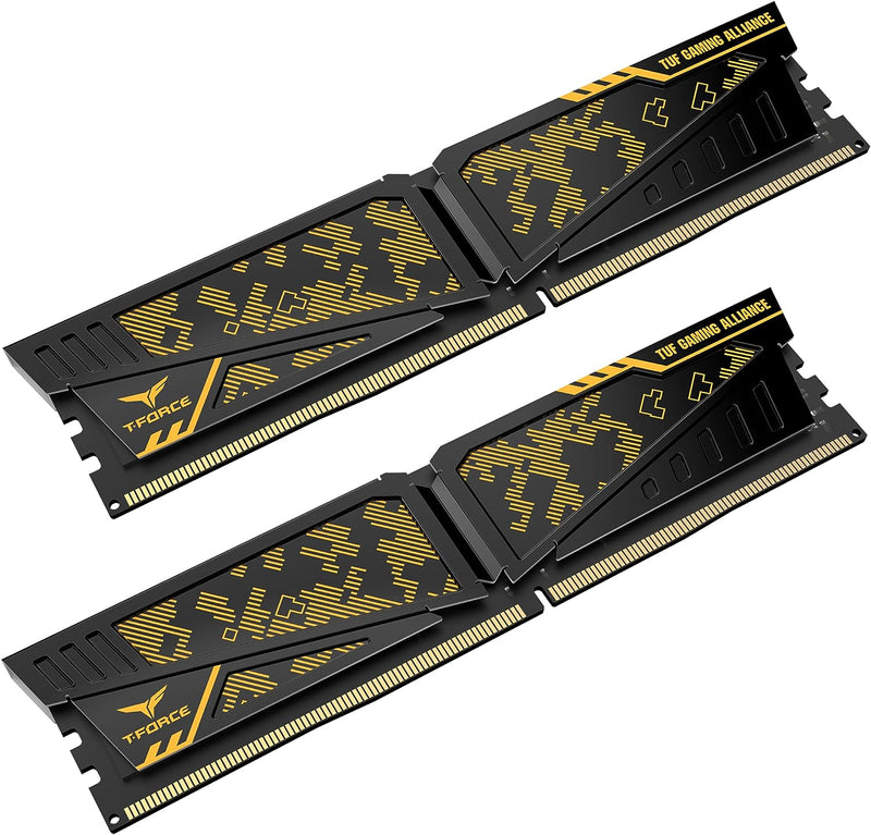 Teamgroup T-Force Vulcan TUF Gaming Alliance 16GB (2X8GB) DDR4 3200MHZ Desktop Memory | DataBlitz