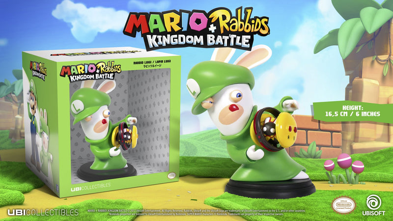 MARIO + RABBIDS KINGDOM BATTLE RABBID LUIGI 6 INCH UBI COLLECTIBLES