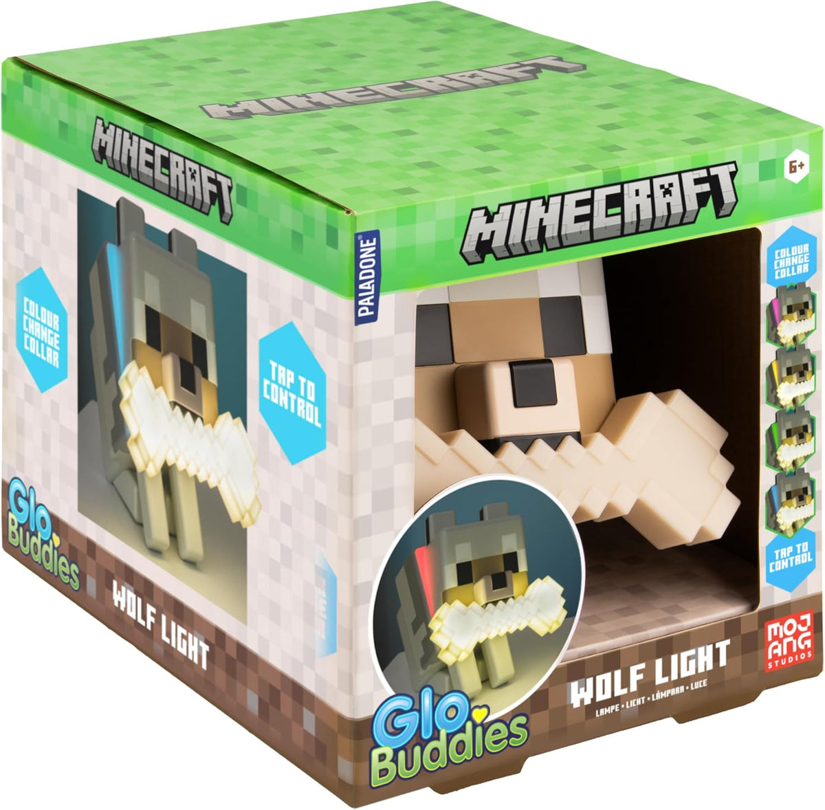 Paladone Minecraft GloBuddies Wolf Light (PP14761MCF)