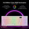 Tecware Spectre 96 RGB Tri-Mode 96-Key Gasket Mounted Mechanical Keyboard with Customizable LCD Display & Volume Knob (White)