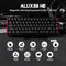 Ajazz ALUX68 Plus RGB Wired 68-Keys Aluminum CNC Case Hot-Swappable Mechanical Keyboard (Black)