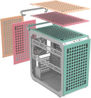 Cooler Master Qube 500 Flatpack Macaron Edition Small High Airflow (Mint/Pink/Cream) | DataBlitz