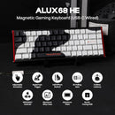 Ajazz ALUX68 Max RGB Wired 68-Keys Aluminum CNC Case Hot-Swappable Mechanical Keyboard