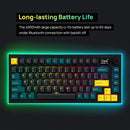 Barocco Mistel MD750 Delight Tri-Mode RGB Hot-Swappable Mechanical Keyboard Devil Green (Brown Switch)