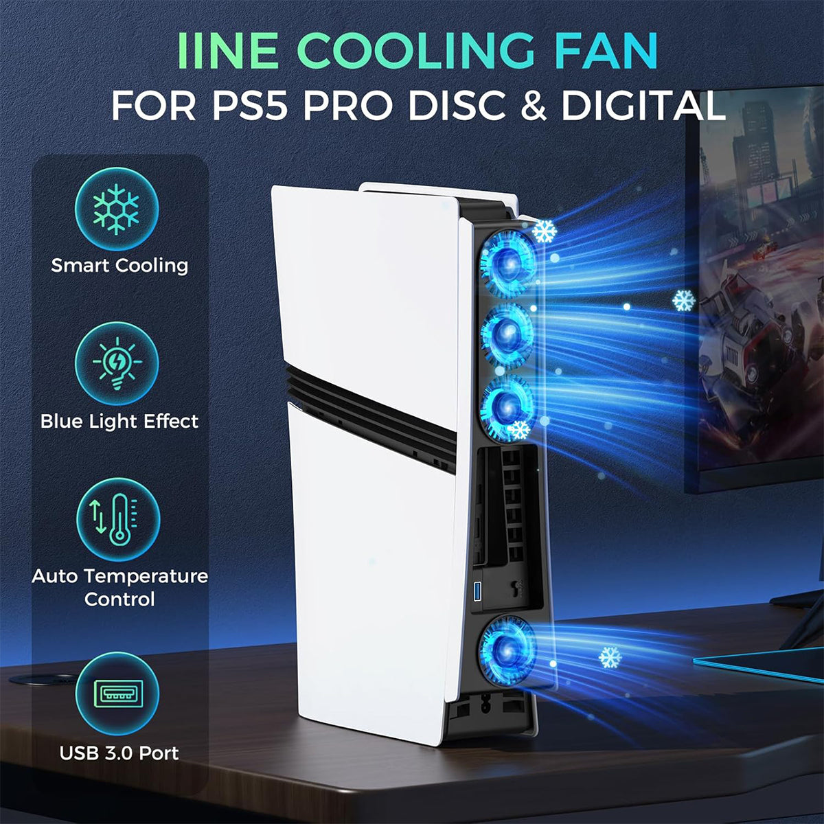 PMW Cooling Fan for PS5 Pro (L1129)