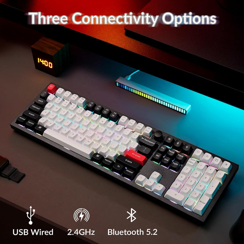 Keychron Q6 HE QMK Fully Assembled Knob RGB Full Size Wireless Custom Keyboard