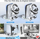 Tokluck PS5 PSVR2 Cooling Stand w/ Controller Charger & Headset Holder (TO-P5806)