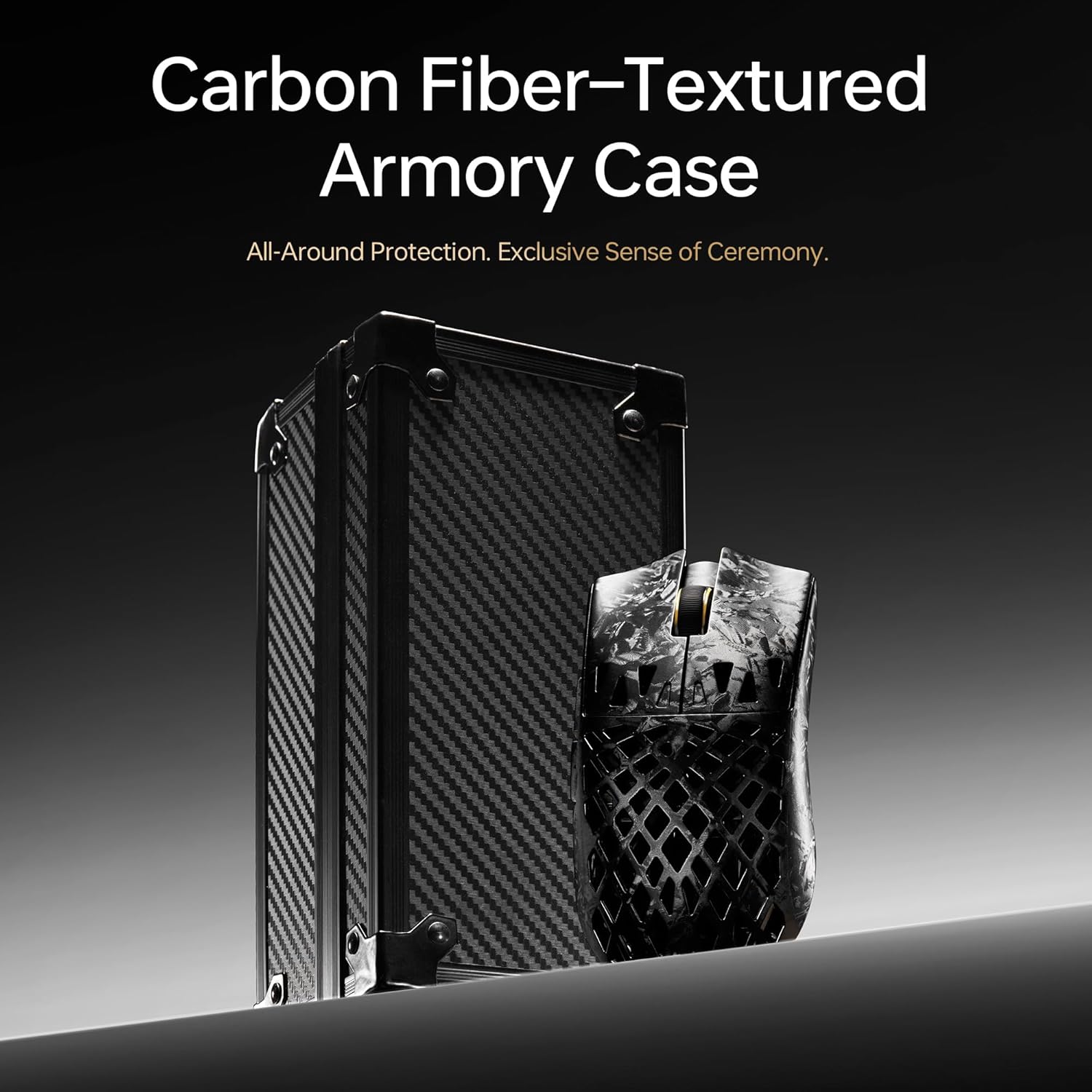 ATK Blazing Sky Ghost Extreme Series CarbonFiber Skeleton Gaming Mouse