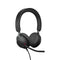 Jabra Evolve2 40 USB-C/A MS Stereo Wired Professional Headset (Black)