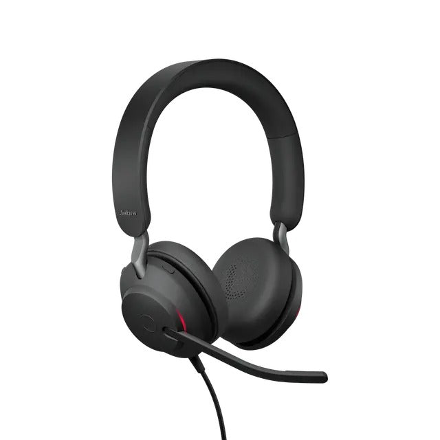 Jabra Evolve2 40 USB-C/A MS Stereo Wired Professional Headset (Black)