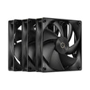 Ocypus Delta F12 3-in-1 120mm PWM Performance Fan Triple Pack (Black, White)